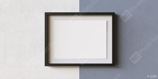 Picture frame with mat and white paper on wall as presentation and exhibition concept, copyspace for your individual text.  : Stock Photo or Stock Video Download rcfotostock photos, images and assets rcfotostock | RC Photo Stock.: