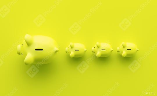 piggy bank as coin bank top view shot, investment and development concept  : Stock Photo or Stock Video Download rcfotostock photos, images and assets rcfotostock | RC Photo Stock.: