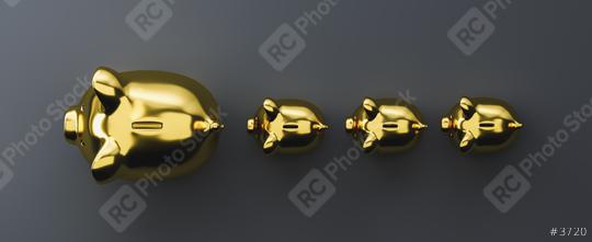 piggy banks in a row, investment and development concept image  : Stock Photo or Stock Video Download rcfotostock photos, images and assets rcfotostock | RC Photo Stock.:
