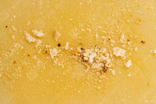 Pile of breadcrumbs on a plastic cutting board  : Stock Photo or Stock Video Download rcfotostock photos, images and assets rcfotostock | RC Photo Stock.: