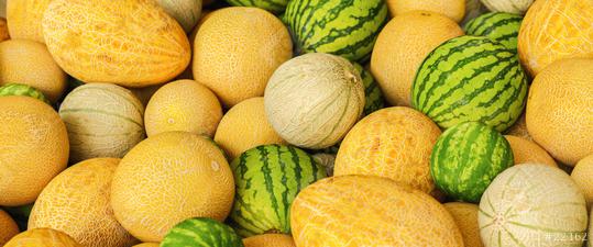 pile of watermelons and honeydew melons on a market  : Stock Photo or Stock Video Download rcfotostock photos, images and assets rcfotostock | RC Photo Stock.: