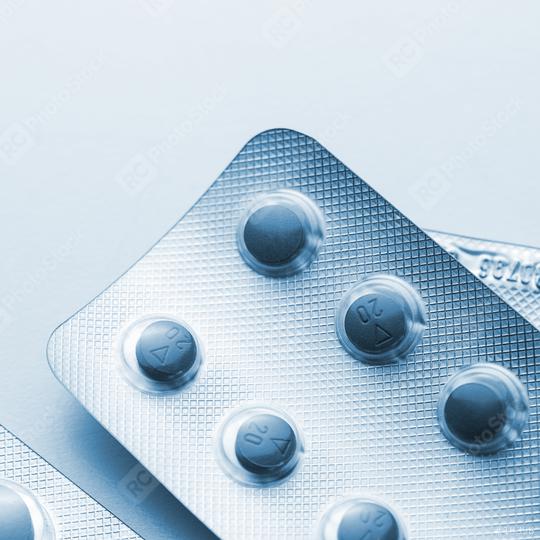 pills in a Blister packaging medicine medical antibiotic pharmacy   : Stock Photo or Stock Video Download rcfotostock photos, images and assets rcfotostock | RC Photo Stock.: