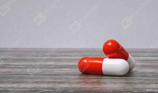 pills or capsules on a wooden table with copy space for individual text  : Stock Photo or Stock Video Download rcfotostock photos, images and assets rcfotostock | RC Photo Stock.: