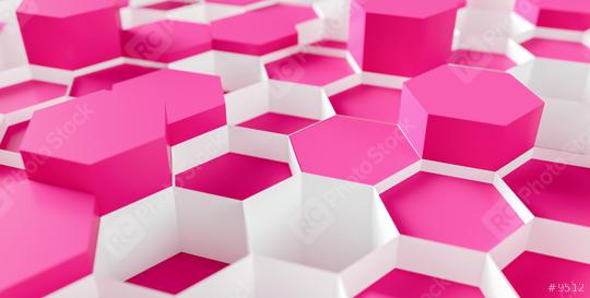 pink cosmetic Hexagon Background - 3D rendering - Illustration   : Stock Photo or Stock Video Download rcfotostock photos, images and assets rcfotostock | RC Photo Stock.: