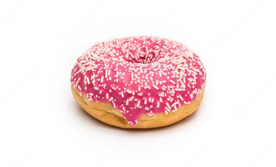 pink doughnut isolated   : Stock Photo or Stock Video Download rcfotostock photos, images and assets rcfotostock | RC Photo Stock.: