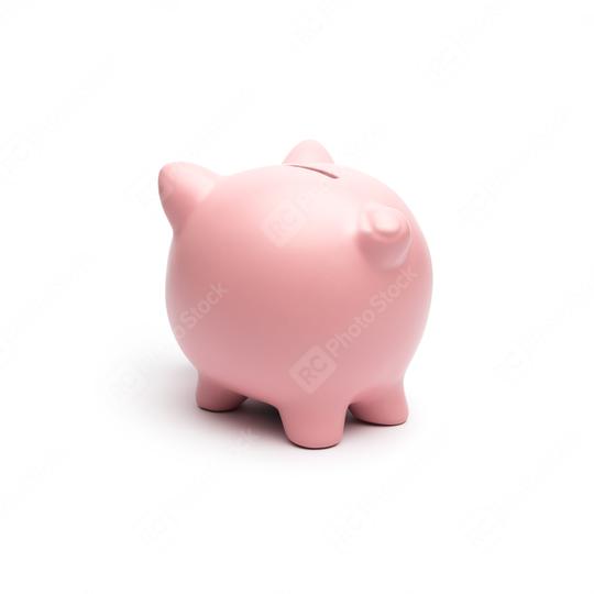 Pink piggy offended on white background  : Stock Photo or Stock Video Download rcfotostock photos, images and assets rcfotostock | RC Photo Stock.: