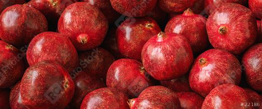 Pomegranate garnet fruit at a pile on a market  : Stock Photo or Stock Video Download rcfotostock photos, images and assets rcfotostock | RC Photo Stock.: