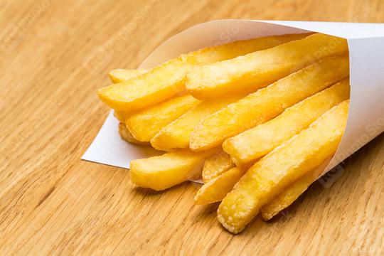 Pommes Frites fries in a bag  : Stock Photo or Stock Video Download rcfotostock photos, images and assets rcfotostock | RC Photo Stock.: