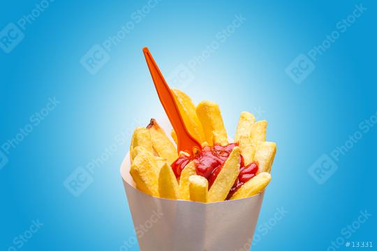 Pommes frites mit ketchup  : Stock Photo or Stock Video Download rcfotostock photos, images and assets rcfotostock | RC Photo Stock.: