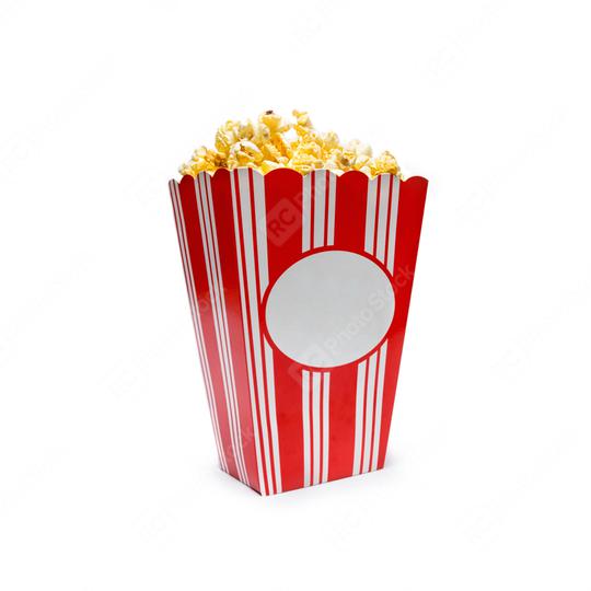 popcorn in a box isolated on white background  : Stock Photo or Stock Video Download rcfotostock photos, images and assets rcfotostock | RC Photo Stock.: