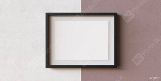 Portfolio frame mock-up template for presentation on a wall, copyspace for your individual text.  : Stock Photo or Stock Video Download rcfotostock photos, images and assets rcfotostock | RC Photo Stock.: