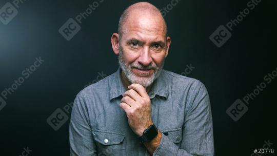 portrait of a modern authentic mature businessman on black backg  : Stock Photo or Stock Video Download rcfotostock photos, images and assets rcfotostock | RC Photo Stock.: