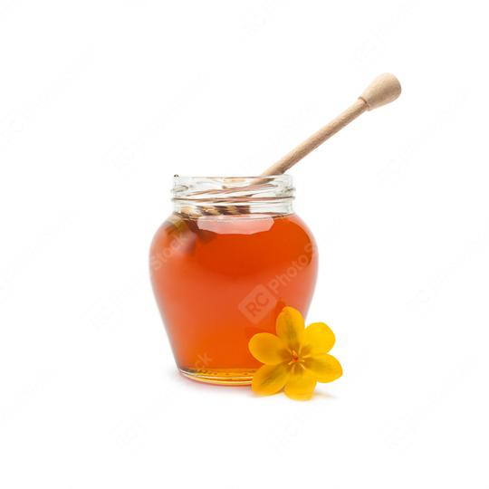 Pot of honey with honey dipper  : Stock Photo or Stock Video Download rcfotostock photos, images and assets rcfotostock | RC Photo Stock.: