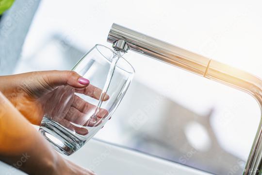 Pouring Fresh Tap Water Into a Glass  : Stock Photo or Stock Video Download rcfotostock photos, images and assets rcfotostock | RC Photo Stock.: