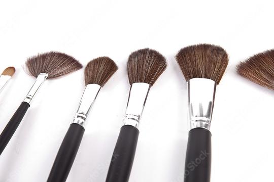 powder brushes  white background  : Stock Photo or Stock Video Download rcfotostock photos, images and assets rcfotostock | RC Photo Stock.: