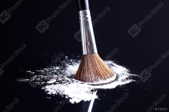 powderbrush on black background  : Stock Photo or Stock Video Download rcfotostock photos, images and assets rcfotostock | RC-Photo-Stock.: