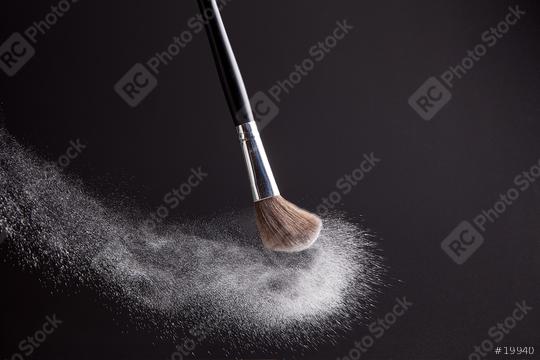 powderbrush on black background  : Stock Photo or Stock Video Download rcfotostock photos, images and assets rcfotostock | RC Photo Stock.: