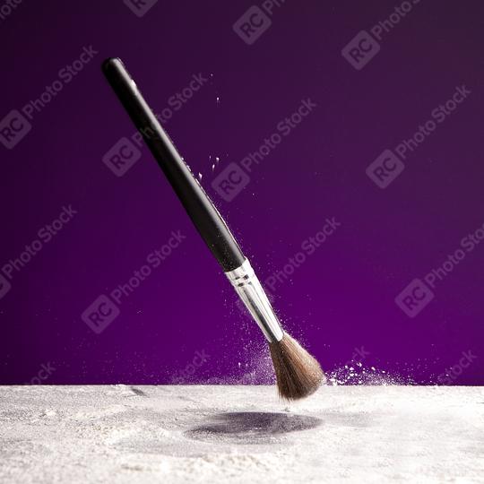 powderbrush on purple background  : Stock Photo or Stock Video Download rcfotostock photos, images and assets rcfotostock | RC Photo Stock.: