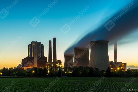 powerplant at sunset  : Stock Photo or Stock Video Download rcfotostock photos, images and assets rcfotostock | RC Photo Stock.: