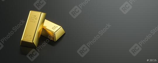 Precious shiny gold bars on black background and copy space, banner size  : Stock Photo or Stock Video Download rcfotostock photos, images and assets rcfotostock | RC Photo Stock.: