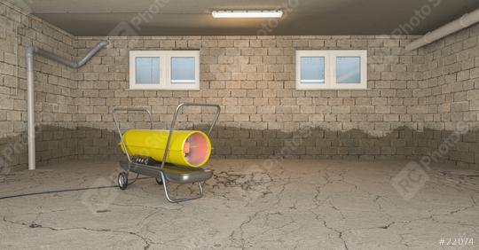 Professional dehumidifier after water damage standing in a basement with Mould  : Stock Photo or Stock Video Download rcfotostock photos, images and assets rcfotostock | RC Photo Stock.: