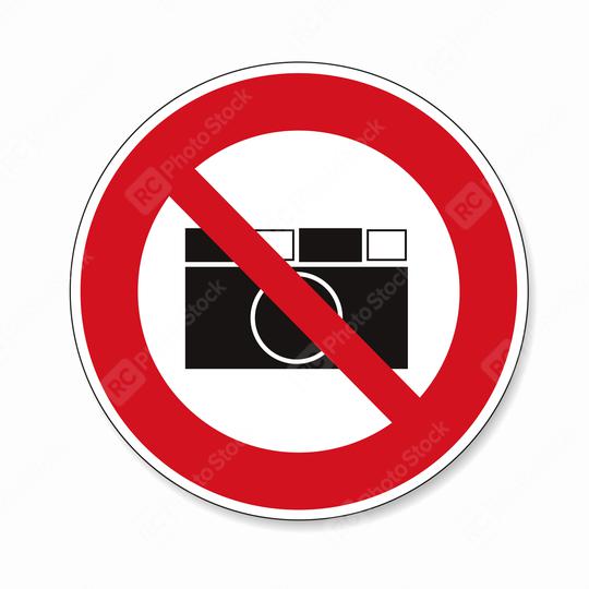 Prohibition signs BGV icon pictogram No photo photographing prohibited paparazzi on white background. Vector illustration. Eps 10 vector file.  : Stock Photo or Stock Video Download rcfotostock photos, images and assets rcfotostock | RC Photo Stock.: