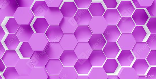 purple Hexagon Background - 3D rendering - Illustration   : Stock Photo or Stock Video Download rcfotostock photos, images and assets rcfotostock | RC Photo Stock.: