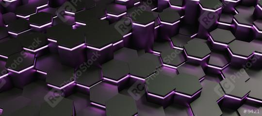purple neon uv abstract hexagons background pattern 3D rendering - Illustration   : Stock Photo or Stock Video Download rcfotostock photos, images and assets rcfotostock | RC Photo Stock.:
