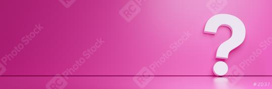 question mark in front of a pink color wall background. Business support concept   : Stock Photo or Stock Video Download rcfotostock photos, images and assets rcfotostock | RC Photo Stock.: