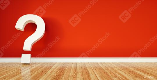 question mark leaning on red wall, FAQ concept image - 3D Rendering Illustration  : Stock Photo or Stock Video Download rcfotostock photos, images and assets rcfotostock | RC Photo Stock.: