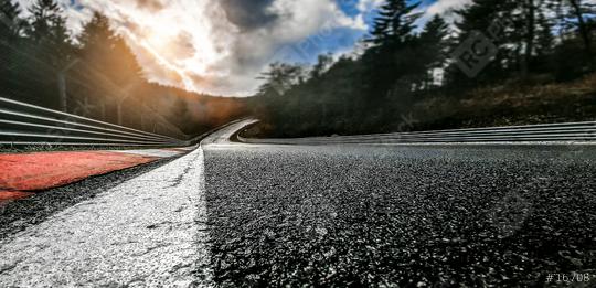 Race Car / motorcycle racetrack after rain on a cloudy mixed weather day.  : Stock Photo or Stock Video Download rcfotostock photos, images and assets rcfotostock | RC Photo Stock.: