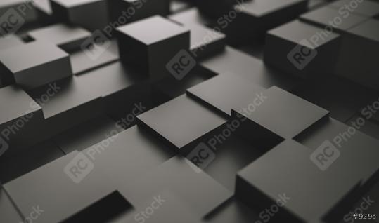 Realistic black geometric cubes, located in space at different levels. Abstract background of 3d cubes  : Stock Photo or Stock Video Download rcfotostock photos, images and assets rcfotostock | RC Photo Stock.: