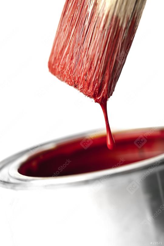 Red Paint in a bucket  : Stock Photo or Stock Video Download rcfotostock photos, images and assets rcfotostock | RC Photo Stock.: