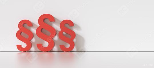 red paragraph signs on white background with empty space on right side. Symbol of Law and Justice  : Stock Photo or Stock Video Download rcfotostock photos, images and assets rcfotostock | RC Photo Stock.: