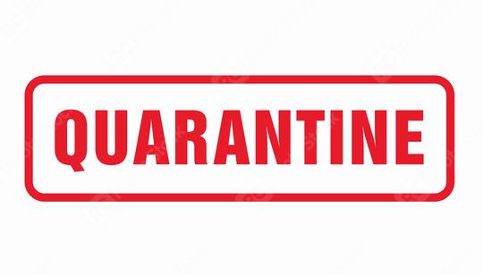 red QUARANTINE rubber stamp isolated on white background. Vector  : Stock Photo or Stock Video Download rcfotostock photos, images and assets rcfotostock | RC Photo Stock.: