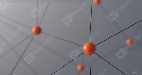 Red spheres on dark background, network concept image  : Stock Photo or Stock Video Download rcfotostock photos, images and assets rcfotostock | RC Photo Stock.: