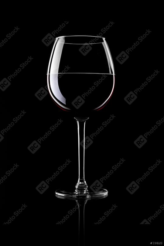 Red Wine Glass silhouette on Black Background  : Stock Photo or Stock Video Download rcfotostock photos, images and assets rcfotostock | RC Photo Stock.: