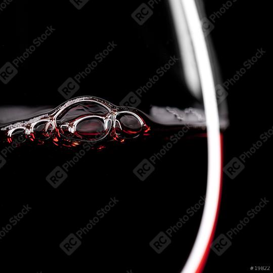 Red Wine Glass silhouette on Black Background with Bubbles  : Stock Photo or Stock Video Download rcfotostock photos, images and assets rcfotostock | RC-Photo-Stock.: