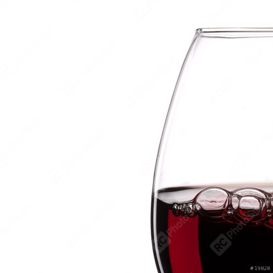 Red Wine Glass silhouette with Bubbles on White Background  : Stock Photo or Stock Video Download rcfotostock photos, images and assets rcfotostock | RC Photo Stock.:
