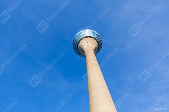 Rheinturm tower in Dusseldorf  : Stock Photo or Stock Video Download rcfotostock photos, images and assets rcfotostock | RC Photo Stock.: