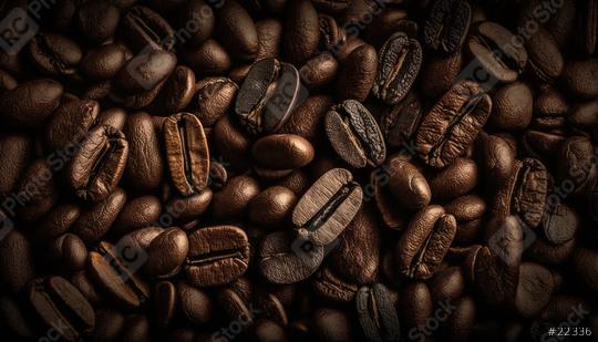 Roasted coffee beans background (Generative AI)  : Stock Photo or Stock Video Download rcfotostock photos, images and assets rcfotostock | RC Photo Stock.: