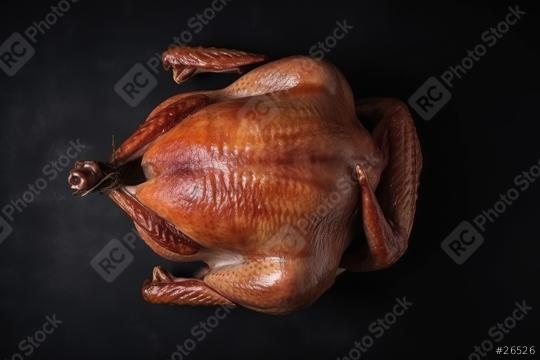 Roasted turkey from top view with a dark background  : Stock Photo or Stock Video Download rcfotostock photos, images and assets rcfotostock | RC Photo Stock.: