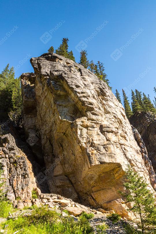Rock Climbing Lake Louise in banff Canada  : Stock Photo or Stock Video Download rcfotostock photos, images and assets rcfotostock | RC Photo Stock.:
