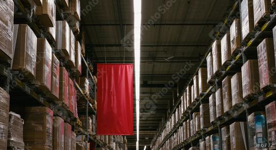 Rows of shelves with boxes in factory warehouse  : Stock Photo or Stock Video Download rcfotostock photos, images and assets rcfotostock | RC Photo Stock.: