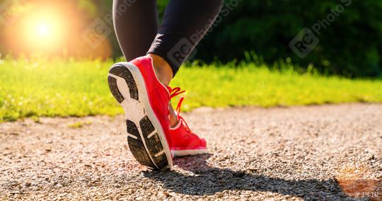 Running shoes runner woman run in forest park at summer. Jogging girl exercise motivation heatlh and fitness.  : Stock Photo or Stock Video Download rcfotostock photos, images and assets rcfotostock | RC Photo Stock.: