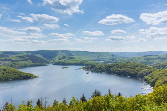 Rursee lake at the Eifel national park at summer  : Stock Photo or Stock Video Download rcfotostock photos, images and assets rcfotostock | RC Photo Stock.: