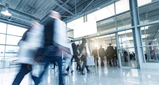 Rush Hour at a European Trade Fair   : Stock Photo or Stock Video Download rcfotostock photos, images and assets rcfotostock | RC Photo Stock.: