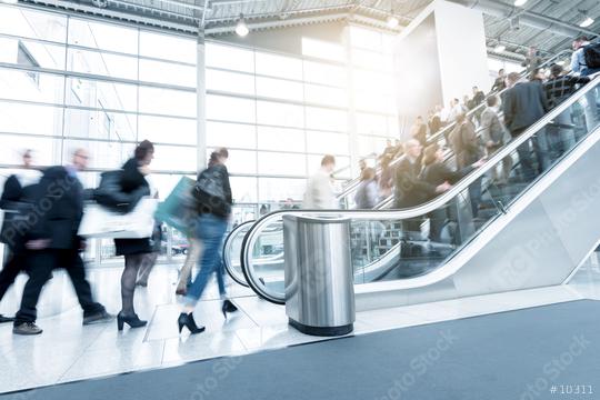 Rush Hour at a trade fair   : Stock Photo or Stock Video Download rcfotostock photos, images and assets rcfotostock | RC Photo Stock.: