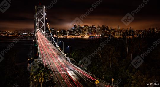 San Francuisco bei Nacht mit Oakland Bay Bridge,Skyline, USA, Kalifornien  : Stock Photo or Stock Video Download rcfotostock photos, images and assets rcfotostock | RC Photo Stock.: