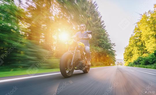 scrambler motorbike on the empty road riding and having fun on a motorcycle tour journey. copyspace for your individual text.  : Stock Photo or Stock Video Download rcfotostock photos, images and assets rcfotostock | RC Photo Stock.: